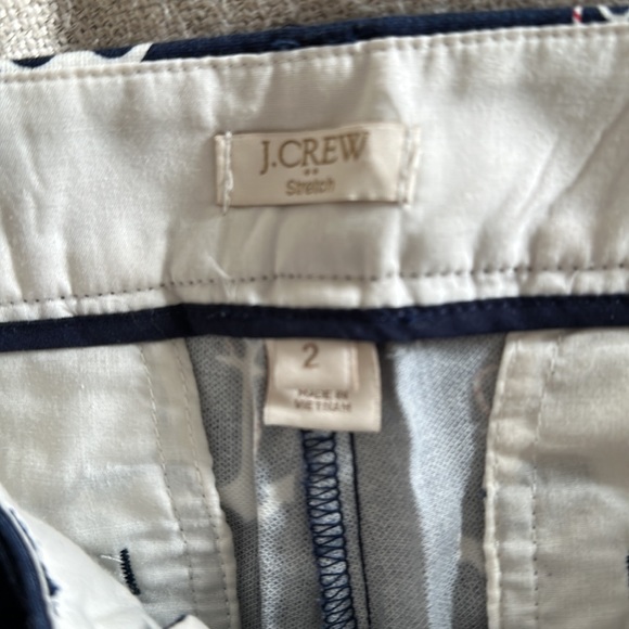 ‼️J. Crew Chino navy stretch chino pant w anchor accents (new without tags) - Picture 6 of 9